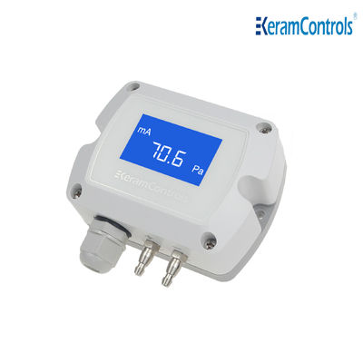 HVACのための-100~100pa LCDの表示の差動圧力送信機