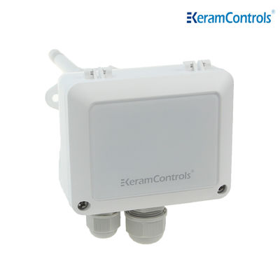 HVACシステムのための二重ケーブル インターフェイス温度および湿気の送信機