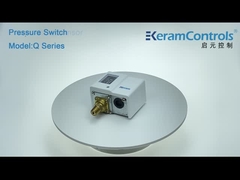 フッ素系冷媒用 SPDT 可変圧力スイッチ